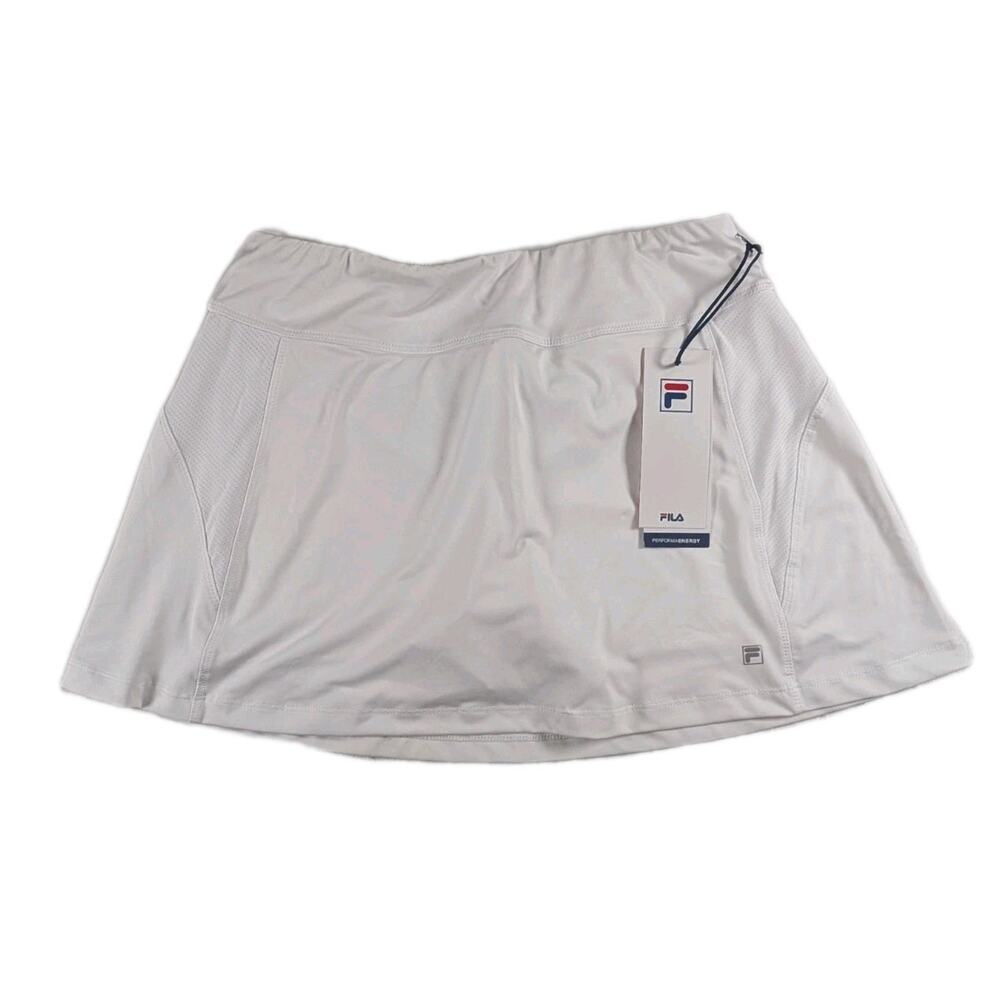 Fila Womens Size XL Core A-Line Tennis/Pickleball Skort White NWT Free Shipping!